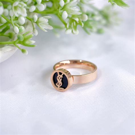 ysl rose gold ring|ysl ring men's.